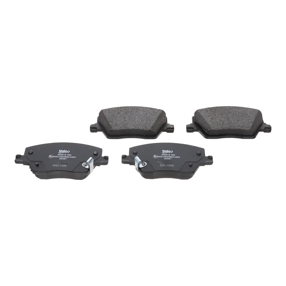 Комплект тормозных колодок, дисковый тормоз - 302319 VALEO